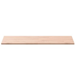 Dessus de table 100x60x1,5cm rectangulaire bois massif de hêtre 530051530051