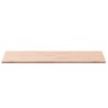 Dessus de table 100x60x1,5cm rectangulaire bois massif de hêtre 530051530051