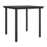 Ensemble à manger de jardin 3 pcs coussins résine tressée acier 530068530068