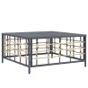 Salon de jardin 6 pcs avec coussins anthracite résine tressée 530079530079