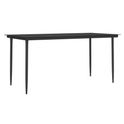 Ensemble à manger de jardin 5 pcs coussins résine tressée acier 530083530083