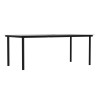 Ensemble à manger de jardin 7 pcs coussins résine tressée acier 530088530088
