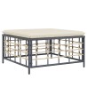 Salon de jardin 7 pcs avec coussins anthracite résine tressée 530093530093