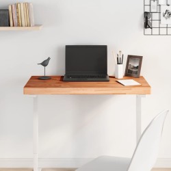 Dessus de table 80x40x4 cm rectangulaire bois massif de hêtre 530100530100