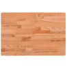 Dessus de table 80x40x4 cm rectangulaire bois massif de hêtre 530100530100
