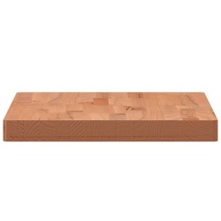 Dessus de table 80x40x4 cm rectangulaire bois massif de hêtre 530100530100