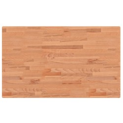 Dessus de table 100x60x2,5cm rectangulaire bois massif de hêtre 530101530101