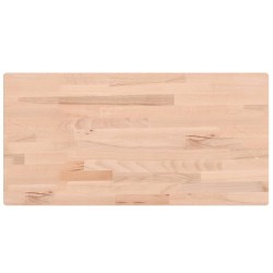 Dessus de table 100x50x1,5cm rectangulaire bois massif de hêtre 530103530103