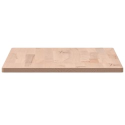 Dessus de table 100x50x1,5cm rectangulaire bois massif de hêtre 530103530103