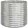 Jardinière de jardin Acier galvanisé 80x80x68 cm Argenté 530104530104