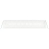Serre avec cadre en acier blanc 20 m² 10x2x2 m 530105530105
