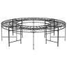 Banc circulaire tour d'arbre Ø160 cm Noir Acier 530106530106
