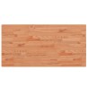 Dessus de table 100x50x2,5cm rectangulaire bois massif de hêtre 530108530108