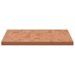 Dessus de table 100x50x2,5cm rectangulaire bois massif de hêtre 530108530108