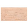 Dessus de table 80x40x1,5 cm rectangulaire bois massif de hêtre 530109530109
