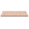 Dessus de table 80x40x1,5 cm rectangulaire bois massif de hêtre 530109530109