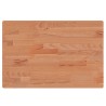 Dessus de table 60x40x1,5 cm rectangulaire bois massif de hêtre 530111530111