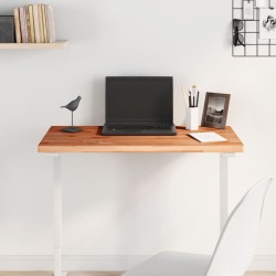 Dessus de table 80x40x2,5 cm rectangulaire bois massif de hêtre 530112530112