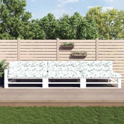 Coussins de palette lot de 7 motif de feuilles tissu 530115530115