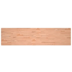 Établi 220x55x81,5 cm bois massif de hêtre et métal 530116530116