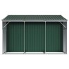 Abri de jardin vert 277x279x179 cm acier galvanisé 530121530121