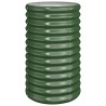 Jardinière de jardin Acier galvanisé 40x40x68 cm Vert 530124530124