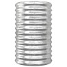 Jardinière de jardin Acier galvanisé 40x40x68 cm Argenté 530131530131