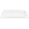 Serre avec cadre en acier blanc 30 m² 6x5x2,3 m 530134530134