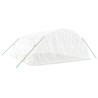 Serre avec cadre en acier blanc 30 m² 6x5x2,3 m 530134530134