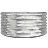 Jardinière de jardin Acier galvanisé 80x80x36 cm Argenté 530136530136
