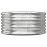 Jardinière de jardin Acier galvanisé 80x80x36 cm Argenté 530136530136