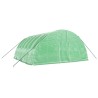 Serre avec cadre en acier vert 36 m² 6x6x2,85 m 530137530137