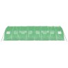 Serre avec cadre en acier vert 32 m² 8x4x2 m 530140530140