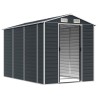 Abri de jardin anthracite 191x300x198 cm acier galvanisé 530143530143