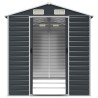 Abri de jardin anthracite 191x300x198 cm acier galvanisé 530143530143