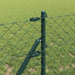 Poteau de clôture. Vert 10 x 0,4 m (treillis de 60 x 60 mm) 530162530162
