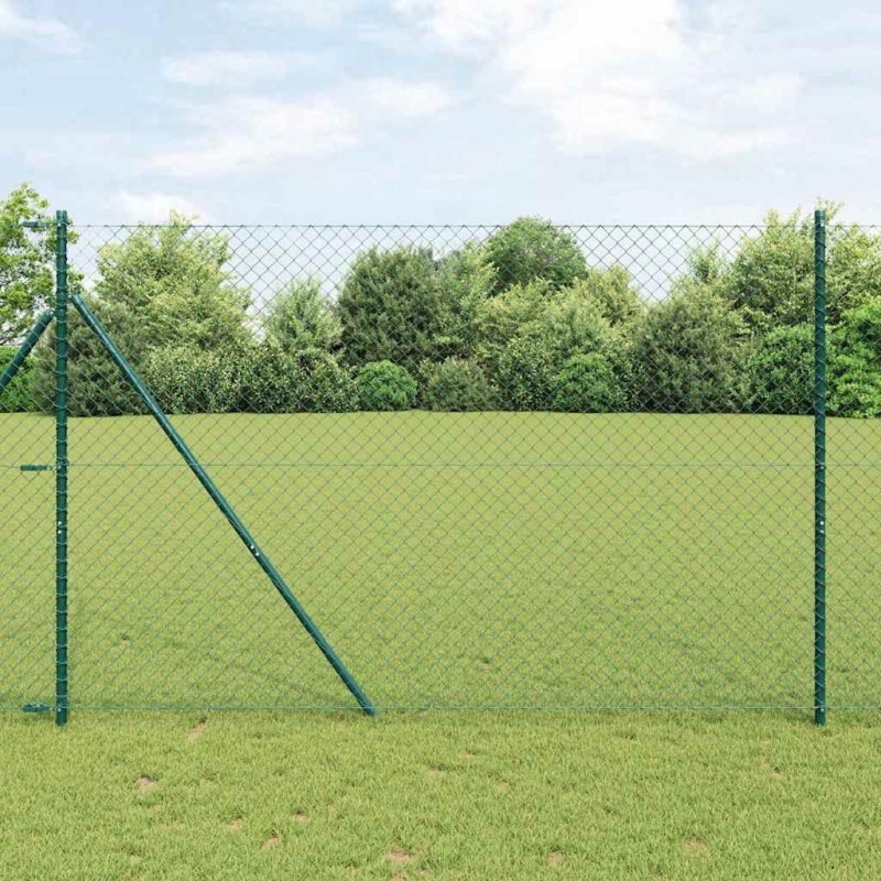 Poteau de clôture. Vert 10 x 1,6 m (maillage 40 x 40 mm) 530163530163