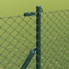 Poteau de clôture. Vert 10 x 1,6 m (maillage 40 x 40 mm) 530163530163