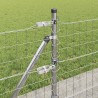 Clôture avec poteau Argenté 0,4 x 25 m Acier 530183530183