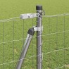 Clôture avec poteau Argenté 1,2 x 25 m Acier 530187530187