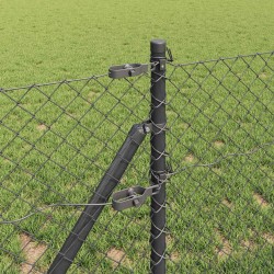 Poteau de clôture. Gris 10 x 0,6 m (maille 40 x 40 mm) 530257530257