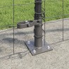 Clôture avec poteau Gris 1 x 25 m Acier 530276530276