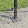 Clôture avec poteau Gris 1,2 x 25 m Acier 530280530280