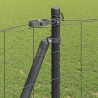 Clôture avec poteau Gris 1,2 x 25 m Acier 530280530280