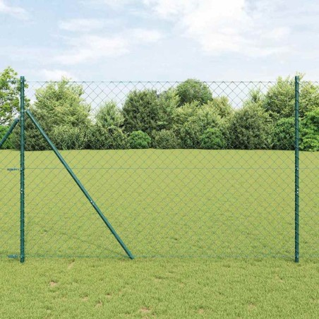 Poteau de clôture. Vert 1,5 x 25 m (maillage de 60 x 60 mm) 530318530318
