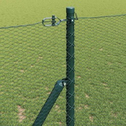 Poteau de clôture. Vert 10 x 1,2 m (maillage de 13 mm) 530337530337