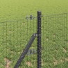 Poteau de clôture. Gris 25 x 0,5 m (treillis de 25 x 25 mm) 530419530419