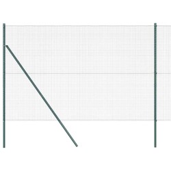 Poteau de clôture. Vert 25 x 1,5 m (19 x 19 mm maillage) Acier 530476530476