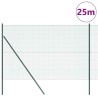Poteau de clôture. Vert 25 x 1,6 m (maillage 12 x 12 mm) 530484530484