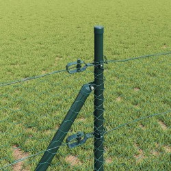 Poteau de clôture. Vert 10 x 0,4 m (grillage de 36 mm) 530487530487